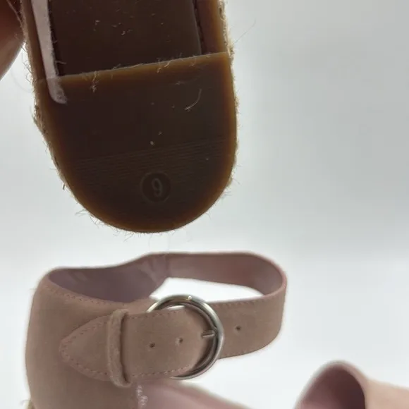 Marc FisherCala Platform Wedge Sandals blush pink size 9