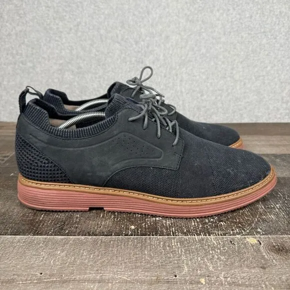 Mark Nason Mens Size 13 Oxford Dress Shoes Black Tan Lace Up Leather Upper