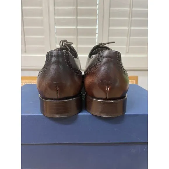 Massimo Matteo Firenze Men's Corazzano Wing Tip Dress Shoes  Size 9 NIB