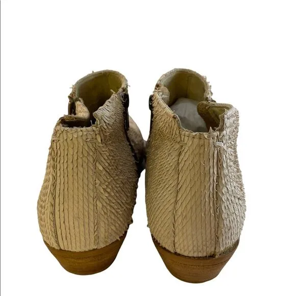 Matisse cream ankle boots 9.5 Preowned