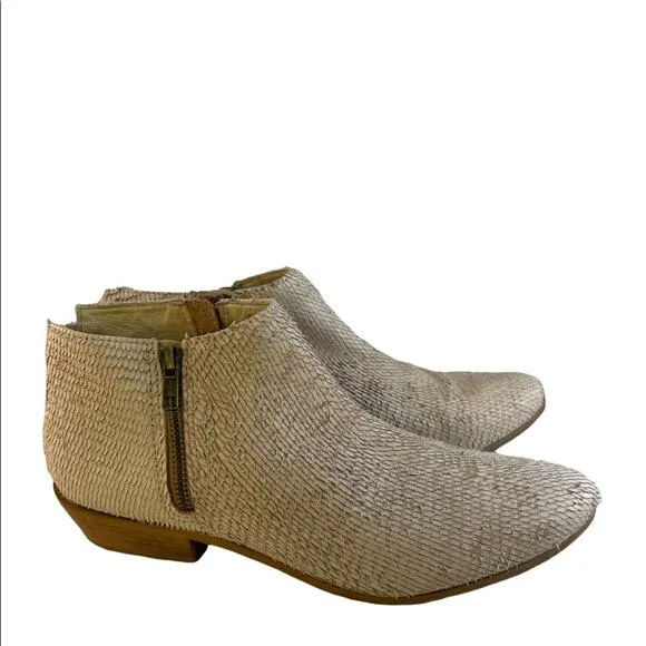 Matisse cream ankle boots 9.5 Preowned