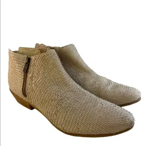 Matisse cream ankle boots 9.5 Preowned