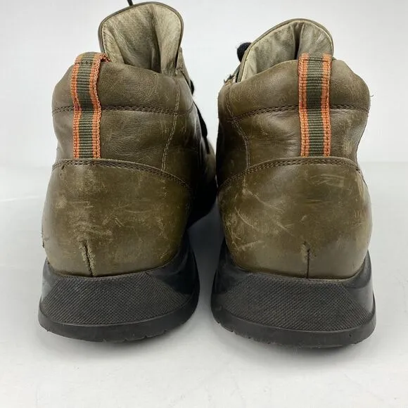 Mauri Alligator Boots Men's size 8.5 Casual Shoes High Sneakers Style 8968 Italy