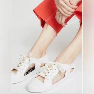 Melissa X Vivienne Westwood Brighton Limited Edition Sneaker in White Sz 6