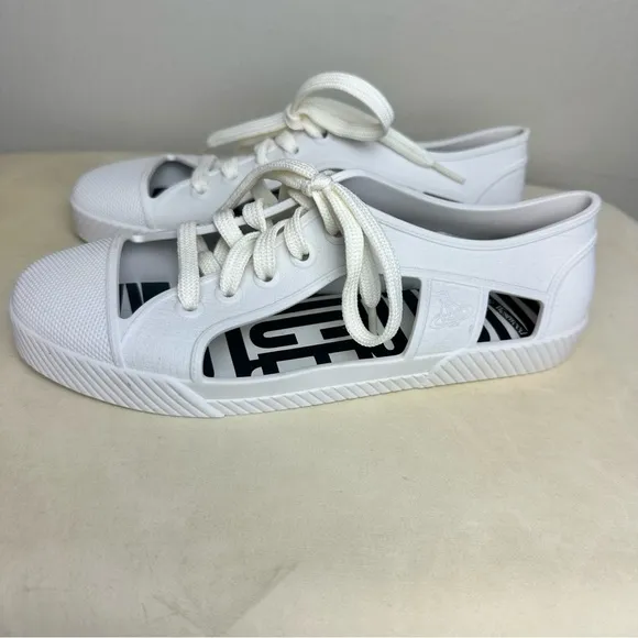 Melissa X Vivienne Westwood Brighton Limited Edition Sneaker in White Sz 6