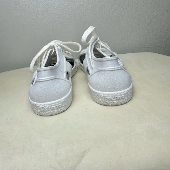 Melissa X Vivienne Westwood Brighton Limited Edition Sneaker in White Sz 6