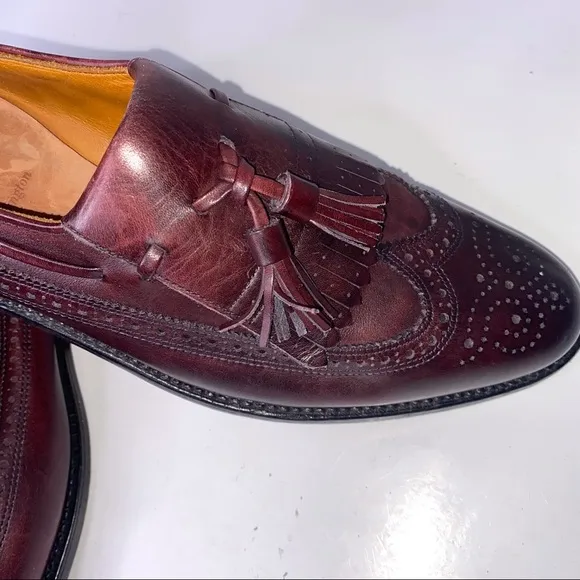 Men’s Allen Edmonds Arlington Wingtip Tassels Dress Shoes Size 11 AAA