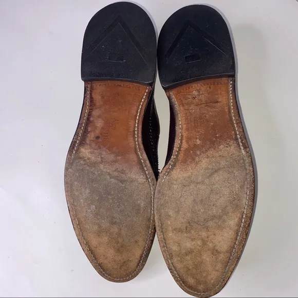 Men’s Allen Edmonds Arlington Wingtip Tassels Dress Shoes Size 11 AAA
