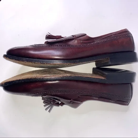 Men’s Allen Edmonds Arlington Wingtip Tassels Dress Shoes Size 11 AAA
