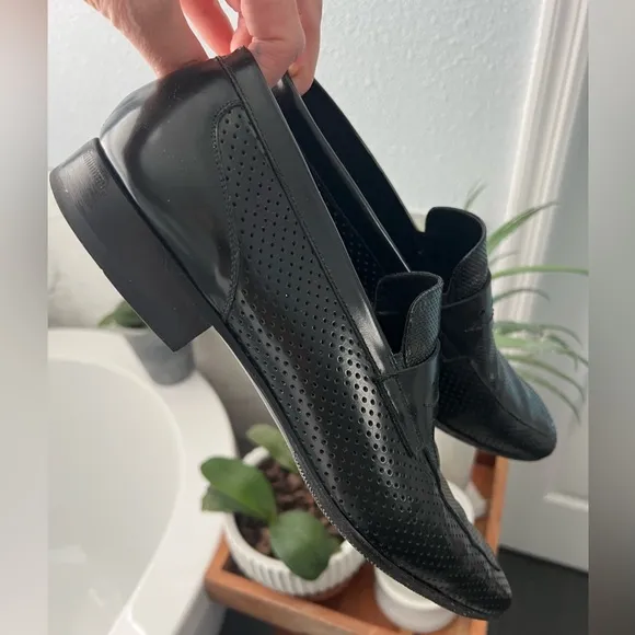 Men's Black dress shoes, Rossi, Size EUR 43/ US 10