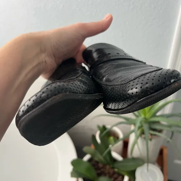Men's Black dress shoes, Rossi, Size EUR 43/ US 10