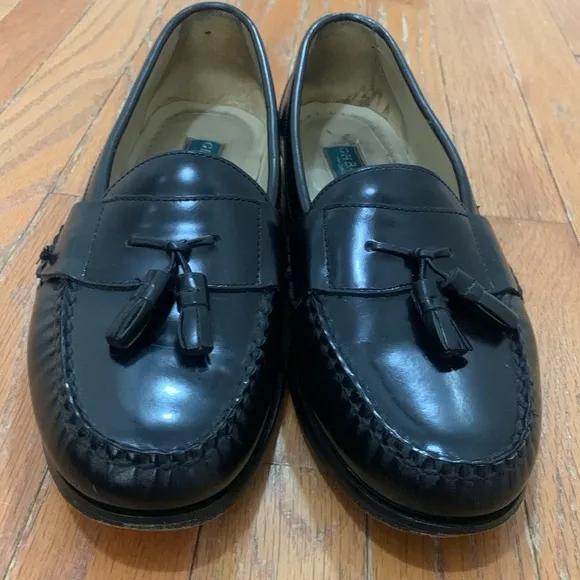 Men’s G.H. Bass &amp; Co Black Tassle Loafers Size 9.5 EUC