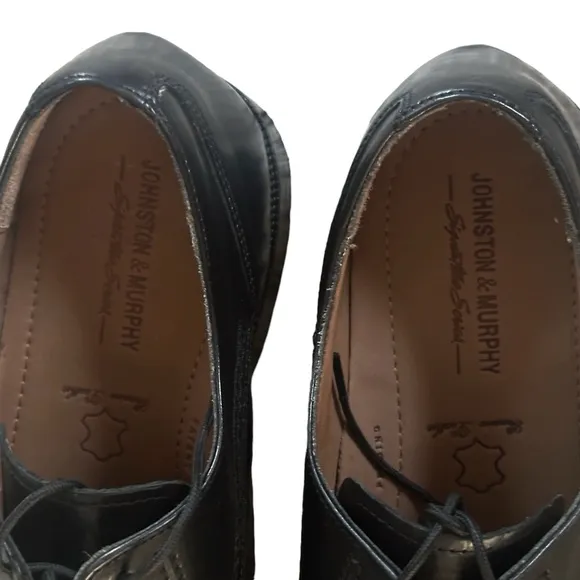 Men’s Johnston &amp; Murphy Signature Stratton Moc Toe Dress Shoes size‎ 10.5