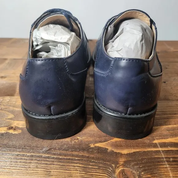 Mens Masimo Dress Shoes Dark Blue, Mens Size 8.5
