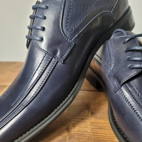 Mens Masimo Dress Shoes Dark Blue, Mens Size 8.5