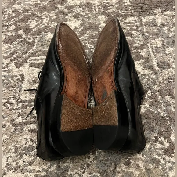 Men’s Mezlan Black Leather Oxford Shoes