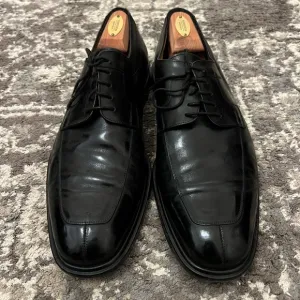 Men’s Mezlan Black Leather Oxford Shoes