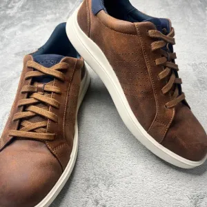 Mens ROCKPORT TRISTEN‎ STEP ACTIVATED LACE-UP Brown TRUTECH Casual Shoes 9.5