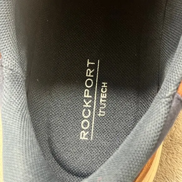 Mens ROCKPORT TRISTEN‎ STEP ACTIVATED LACE-UP Brown TRUTECH Casual Shoes 9.5