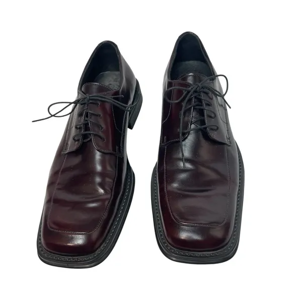 Men’s Size 10 Kenneth Cole Dress Shoes Burgundy