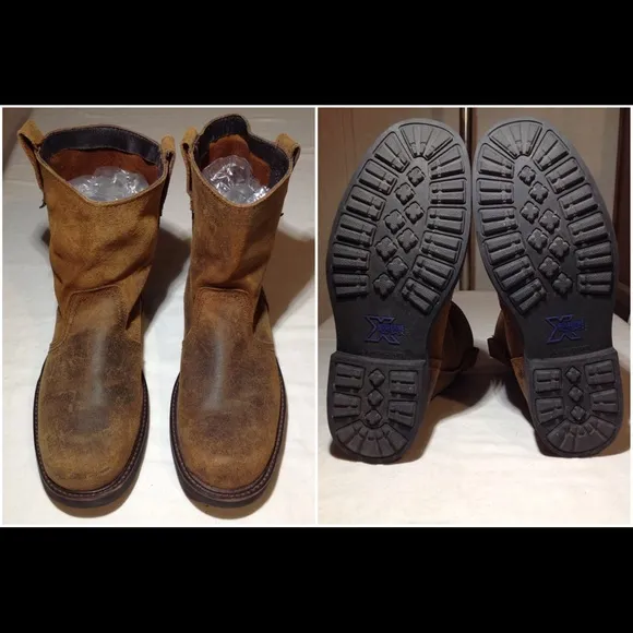 Men's Size 8M Wolverine Multishox Leather Boots