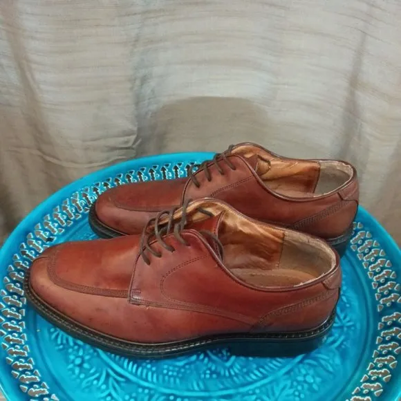 Men's Westbury Classic Style At C&amp;A Italy Oxford Brown Lace Up Dress Shoes Sz 43