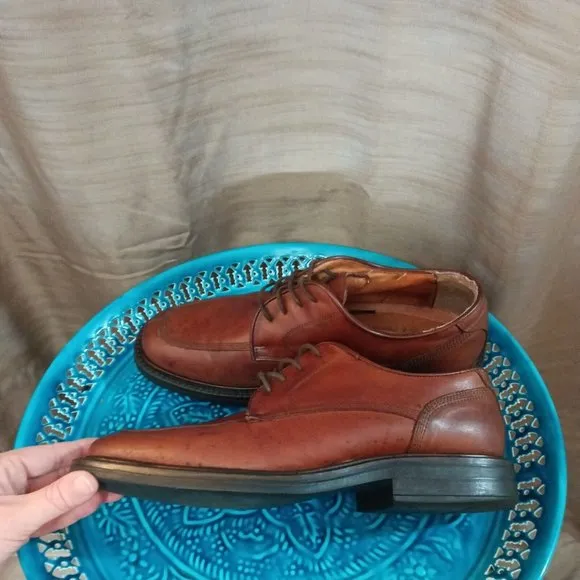 Men's Westbury Classic Style At C&amp;A Italy Oxford Brown Lace Up Dress Shoes Sz 43