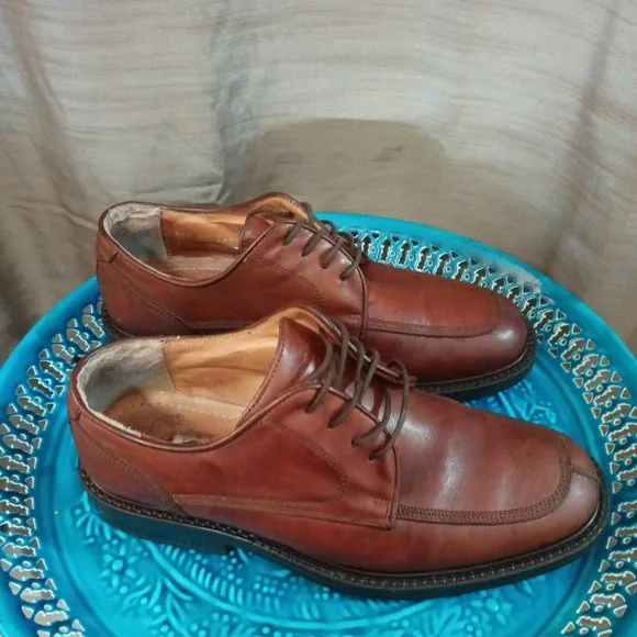 Men's Westbury Classic Style At C&amp;A Italy Oxford Brown Lace Up Dress Shoes Sz 43
