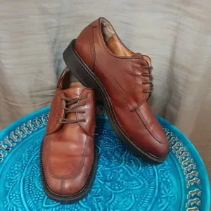 Men's Westbury Classic Style At C&amp;A Italy Oxford Brown Lace Up Dress Shoes Sz 43
