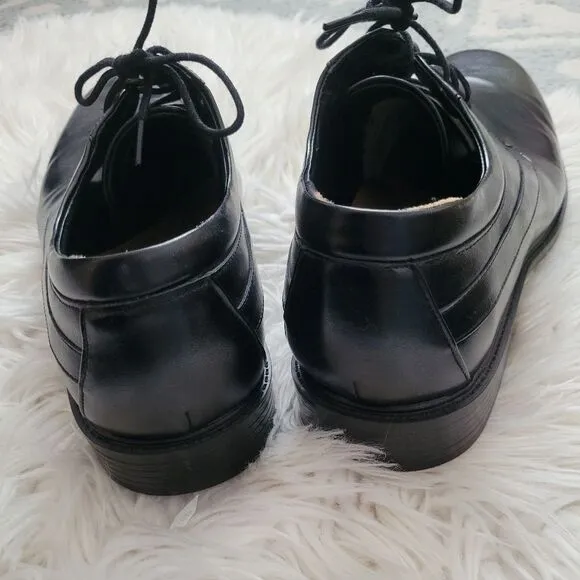 Mens Croft &amp; Barrow Black Dress Shoes 12 W