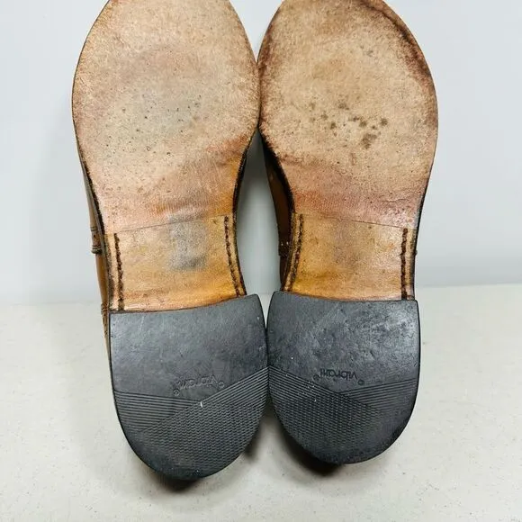 Men's Tan Brogue Leather Shoes