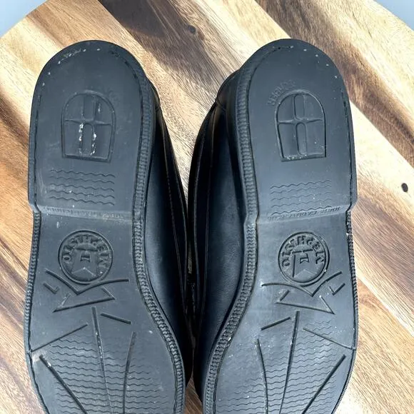 Mephisto Loafers Spinnaker Loafers Mens 11 Black Leather Slip On Shoes