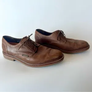 Mephisto Men's Air Jet Brown Leather Lace Up Oxford Dress Shoes Sz 13