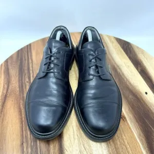Mephisto Melchior Cap Toe Oxford Shoes Men's 9.5 Black Leather Dress Shoes