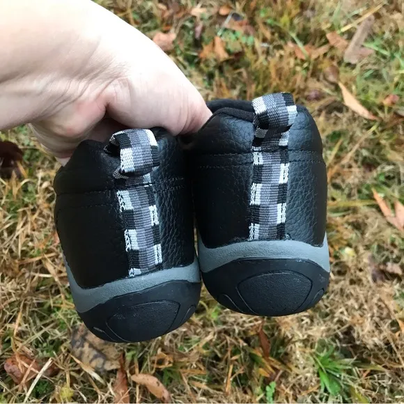 Merrell KID's Jungle Moc Nubuck Slip-On Shoe, Black Leather Size US 6 M