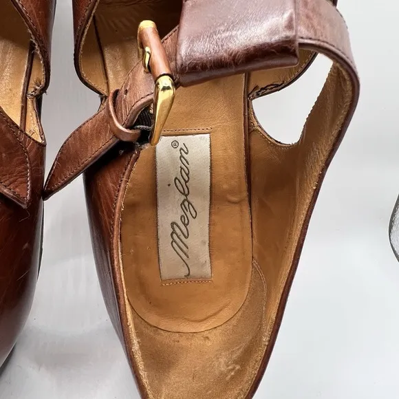 Mezlan Bonaire Men's Shoes. Size 8.5. Handmade In Spain. Vero Cuoio