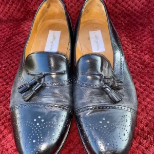 Mezlan Havana 9.5 medium mens dress shoes with tassel