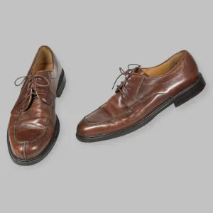 Mezlan Shoes Brown Leather Men’s Size 10.5 Dress Lace Cordoba Made In Spain