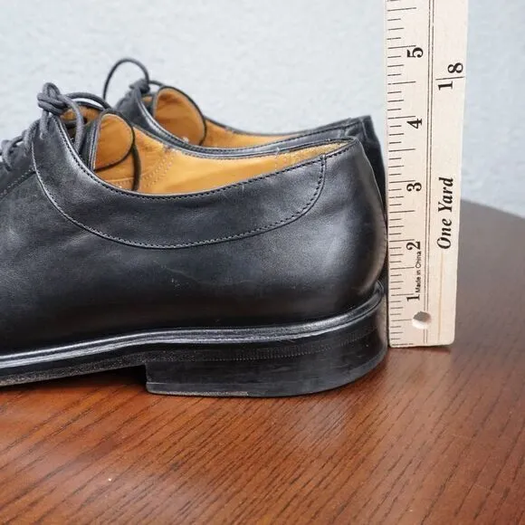 Mezland‎ Delray Shoes Mens 10M Black Leather Split Toe Derby Dress Oxford