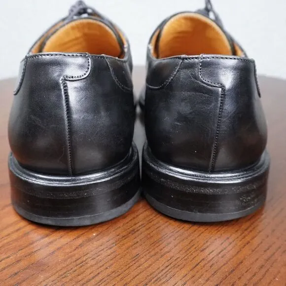 Mezland‎ Delray Shoes Mens 10M Black Leather Split Toe Derby Dress Oxford
