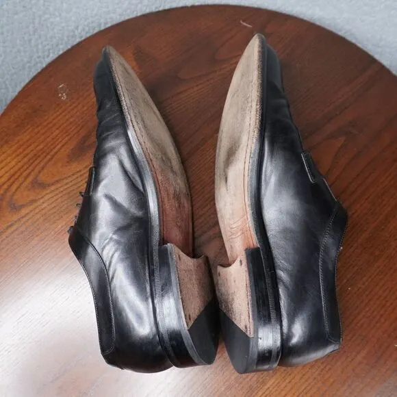 Mezland‎ Delray Shoes Mens 10M Black Leather Split Toe Derby Dress Oxford