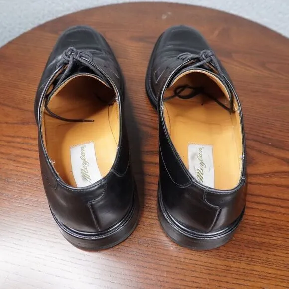 Mezland‎ Delray Shoes Mens 10M Black Leather Split Toe Derby Dress Oxford