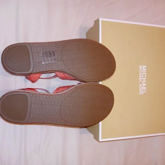 Michael Kors Abbott Leather Sandals