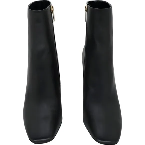 Michael Kors Hazel Black Block Heel Booties for Women Size 10M