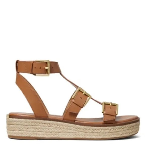 MICHAEL KORS Women's Acorn Ankle Strap Espadrille Sandals