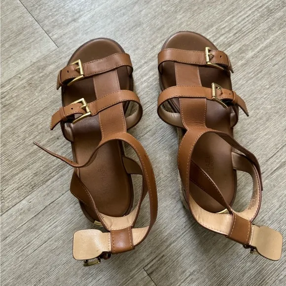 MICHAEL KORS Women's Acorn Ankle Strap Espadrille Sandals