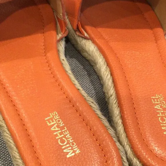 MICHAEL KORS Women's Carsten Espadrille Slide Sandals 6.5
