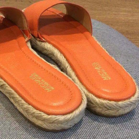 MICHAEL KORS Women's Carsten Espadrille Slide Sandals 6.5