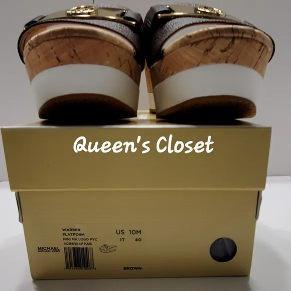 MICHAEL Michael Kors | Warren Leather Platform Sandal | BRAND NEW