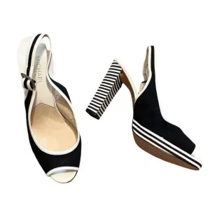 Michael Kors Sofia Sling Backs Platform Sandals 9.5